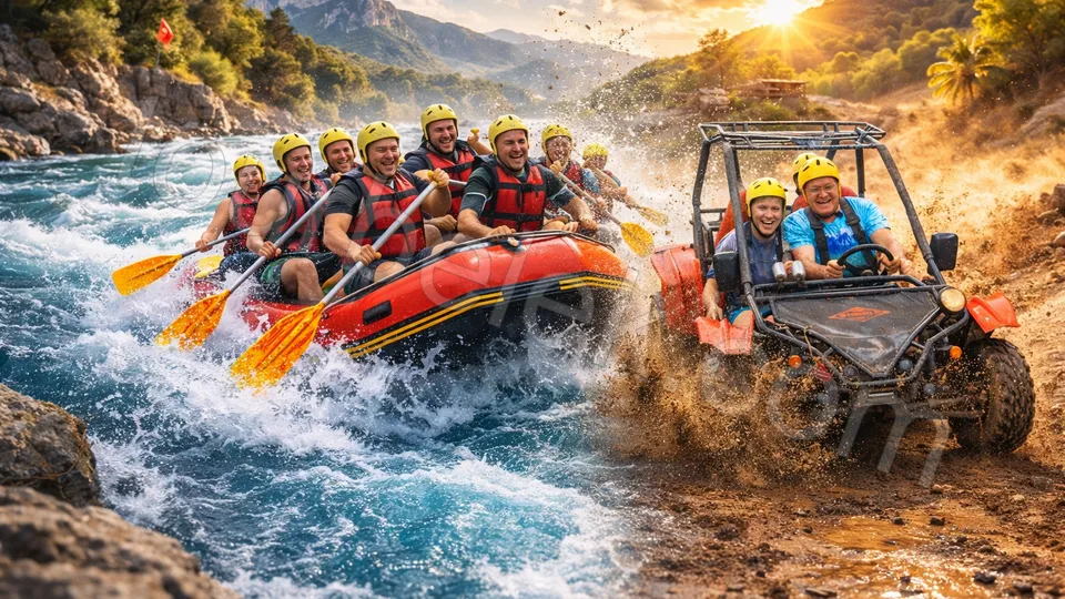 Rafting and buggy safari in Belek