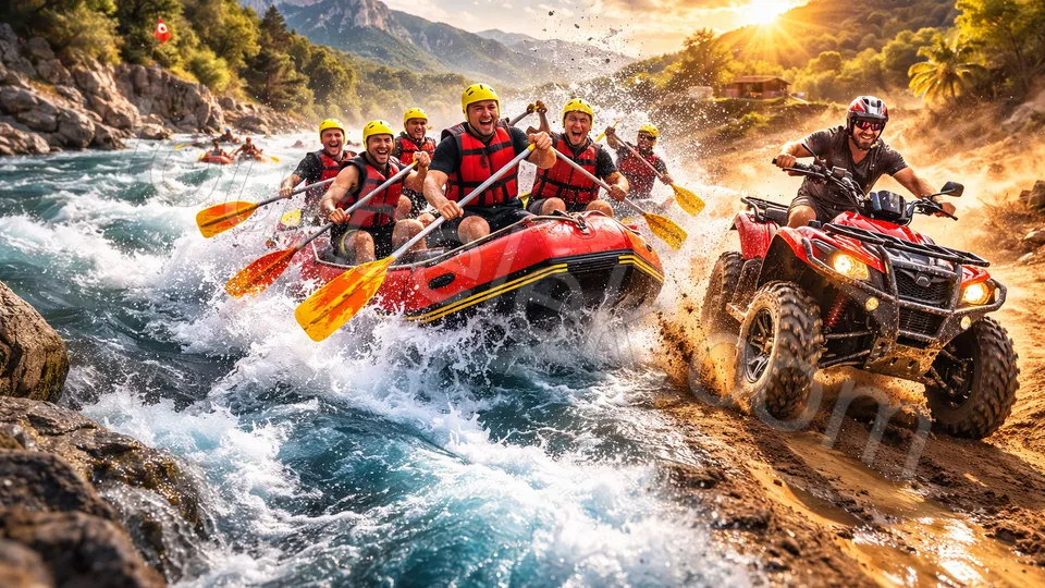 Rafting and quad safari in Belek