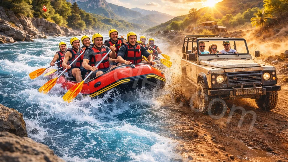 Rafting and jeep safari in Belek