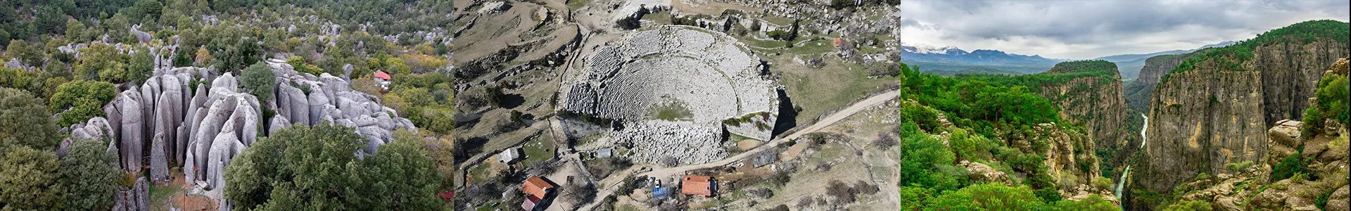 Belek Tazi Canyon Tour and Selge Ancient City Day Trip