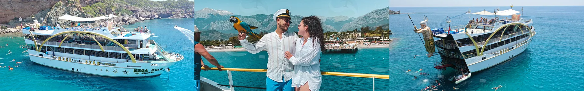 Kemer Boat Trip from Belek to Turquoise Bays and Phaselis