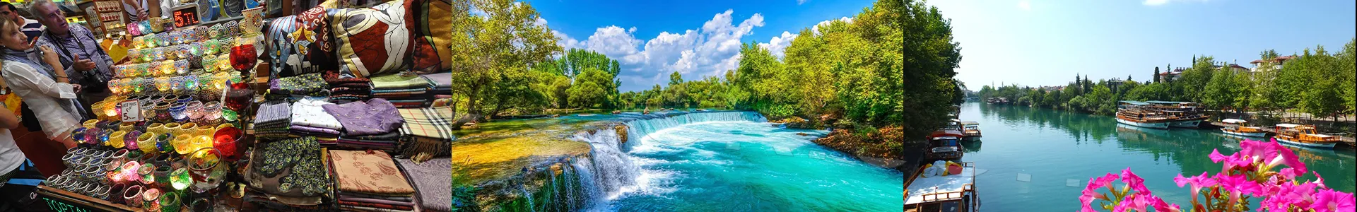 Manavgat River Cruise from Belek — Waterfall and Bazaar Visit