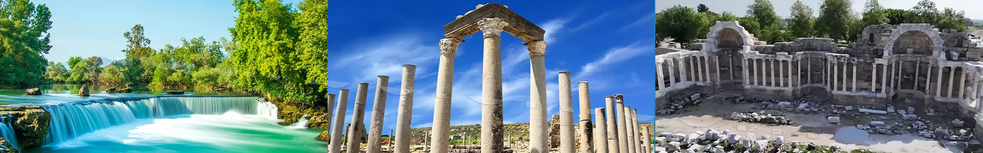 Perge Aspendos Side and Manavgat Waterfall Tour from Belek
