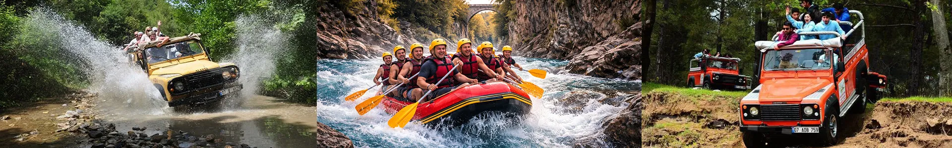Rafting and jeep safari in Belek — discovery and thrills in one day