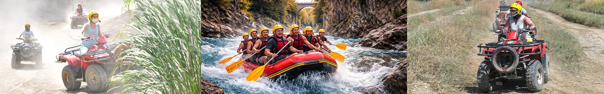 Rafting and quad safari in Belek — two adventures in one day