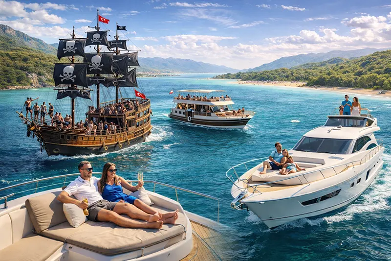 Boat trips departing from Belek